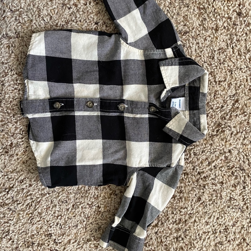 Baby boy flannel shirt